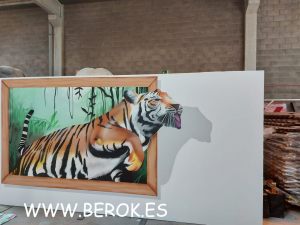 graffiti 3d tigre